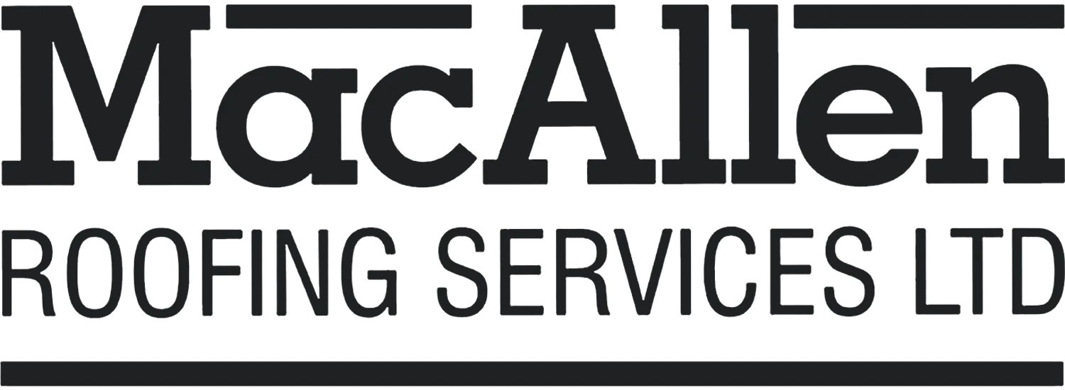 MacAllen Roofing Services Black Logo
